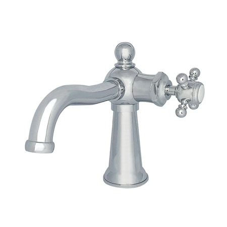 Kingston Brass KS154BXCP Single-Handle Bathroom Faucet with Push Pop-Up, Polished Chrome KS154BXCP